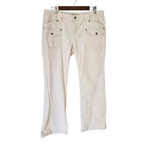Michael Kors Cream Corduroy Pants Sz 12